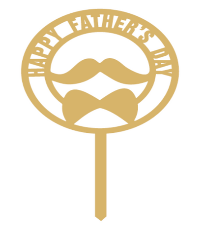 Happy Father's Day Circle Topper