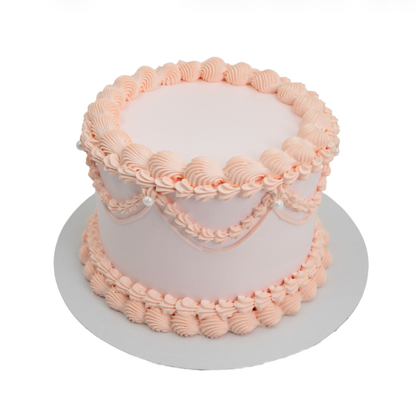 Peach Vintage Cake