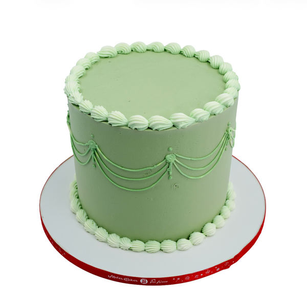 Green Vintage Cake