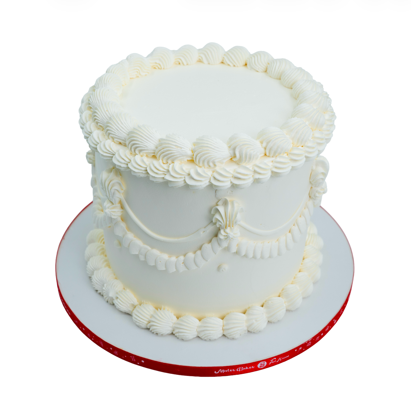 Classic White Vintage Cake