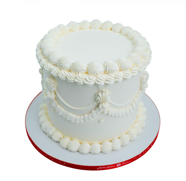 Classic White Vintage Cake
