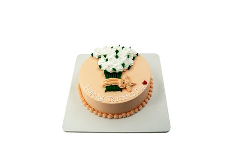 Teacher's Day Bouquet Cake