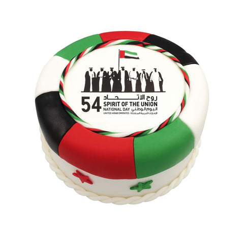 UAE Flag Inspired Cake