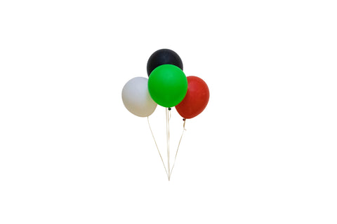 UAE Flag Pack of 4 - Balloons