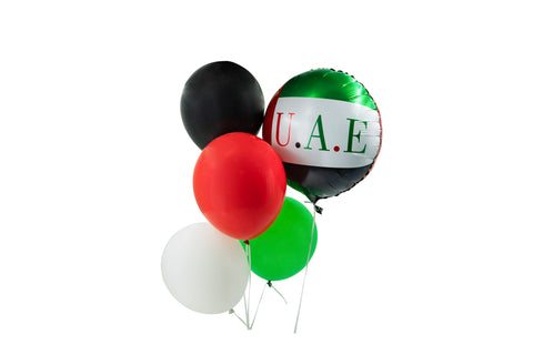 UAE Flag Pack of 5 - Balloons