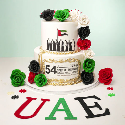 UAE Flower Cake