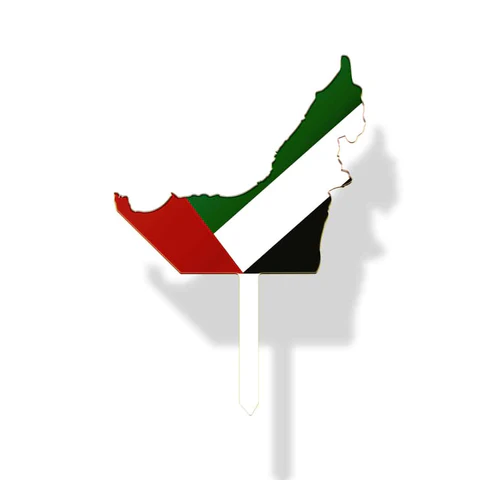 UAE Map Flag
