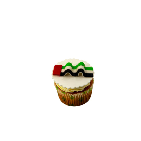 Waving Flag Cupcake