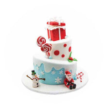 White Christmas Cake