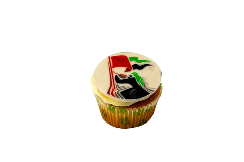 Flag Hoisting Cupcake