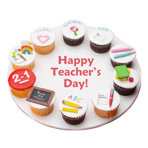 Happy Teacher’s Day Cupcake Board