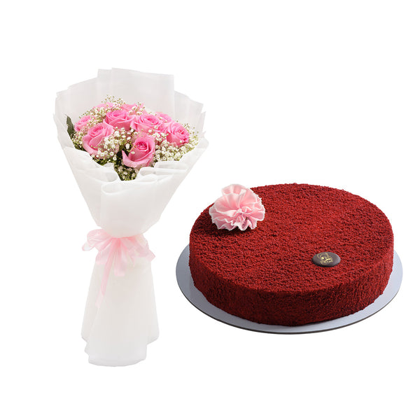 Hope Red Velvet and Flowers Bundle