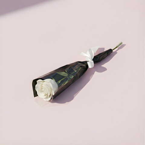 Single Rose White