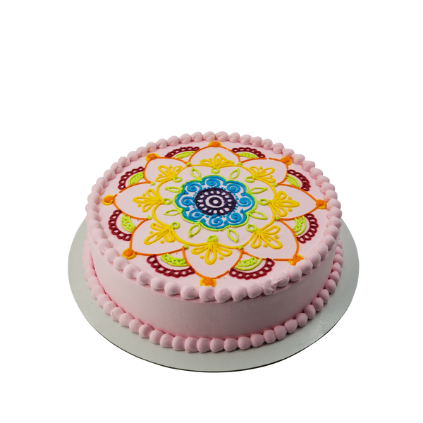 Rangoli cake