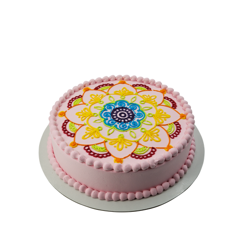 Rangoli cake