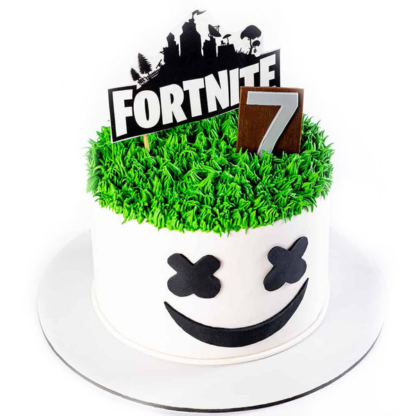 Fortnite Marshmello Cake