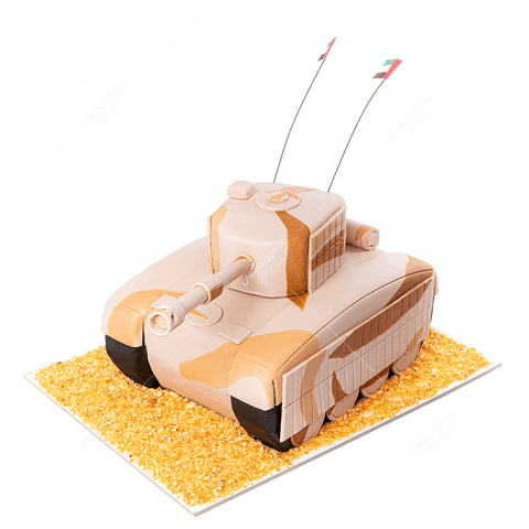 Military Tank Cake