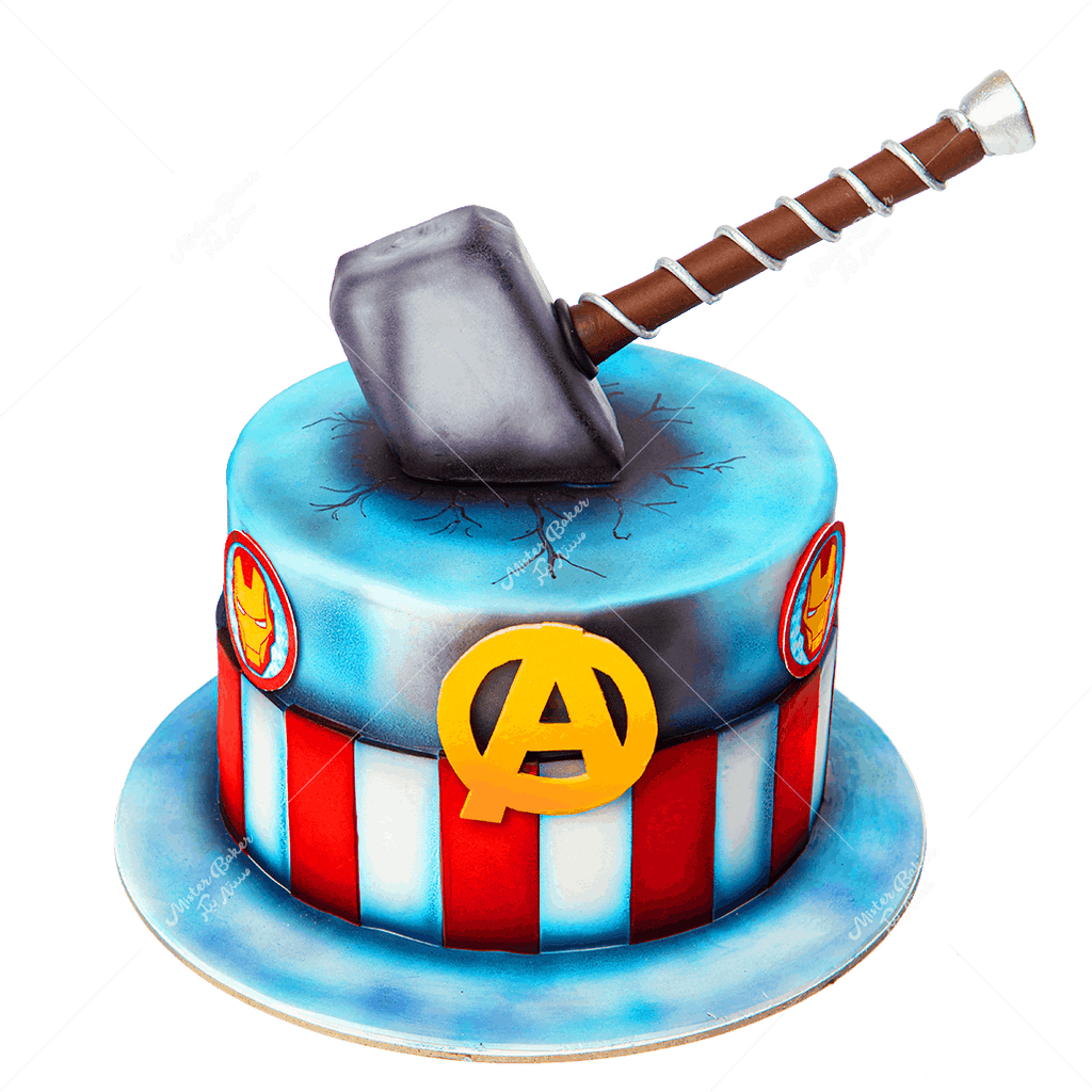 Superhero Birthday Cake - Flecks Cakes