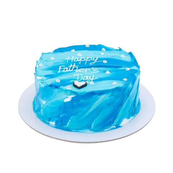 Blue Ombre Cake | Father's Day Cake