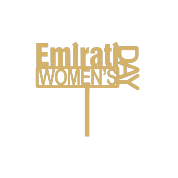 Emirati Women's Day topper