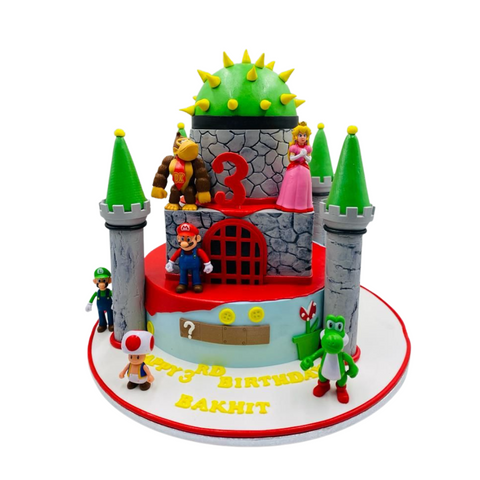 Mario's Castle Cake