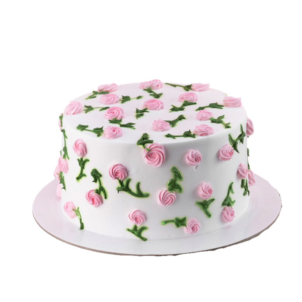 Pink Roses Cake
