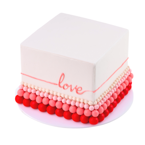 Love block cake