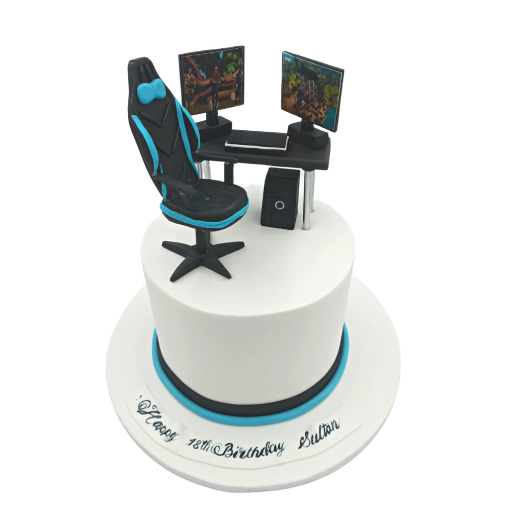 Computer Gaming Cake | Funny birthday cakes, Birthday cakes for men, Computer  cake