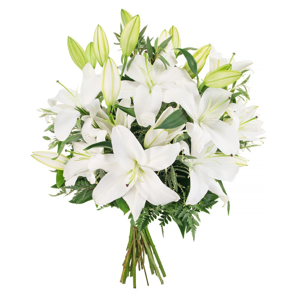White Lilies Bouquet – Mister Baker
