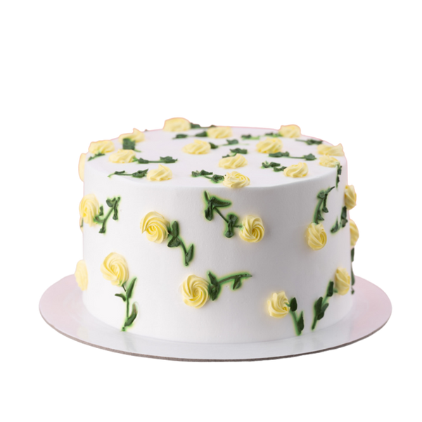 Yellow Roses Cake
