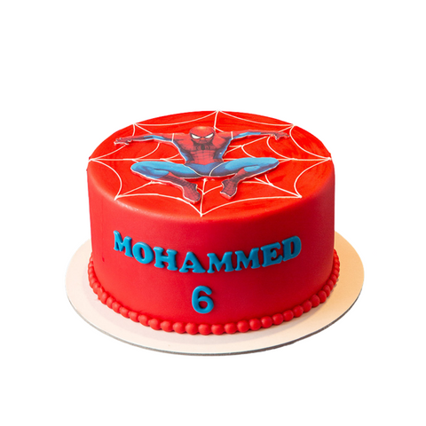 Spiderman Theme Birthday Cake - B0060 – Circo's Pastry Shop
