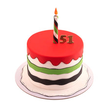 2D UAE colors cake
