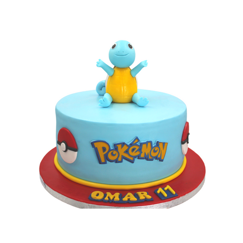 Squirtle Pokemon Cake