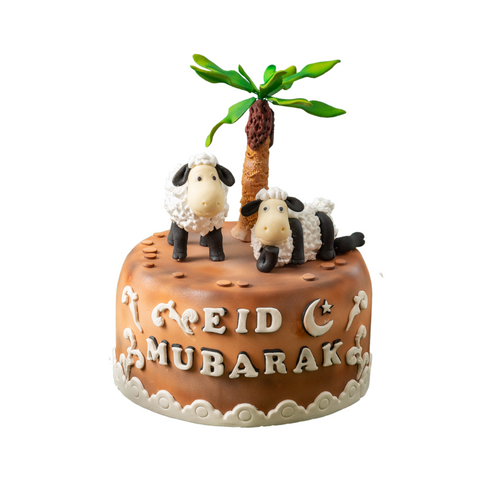 Eid Mubarak Sheep Cake