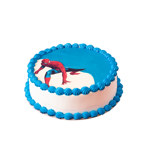 Spiderman Cream Cake