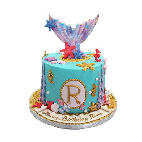 Mermaid Starfish Cake