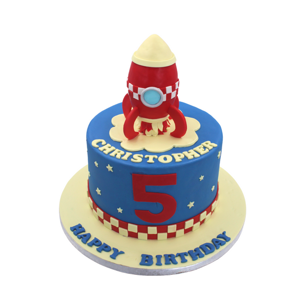 Rocket Ship Cake