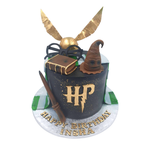 Harry Potter Slytherin Scarf Cake