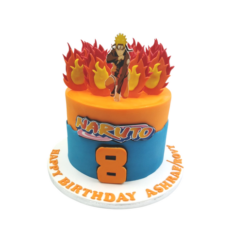 Naruto Flame Cake