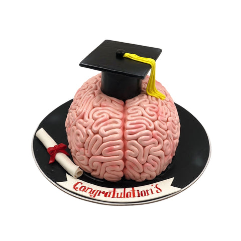 Graduation Brain Cake