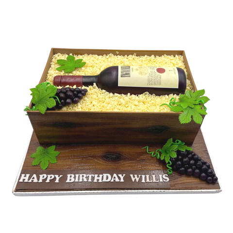 Hyperrealistic Sparkling Juice in Box Cake