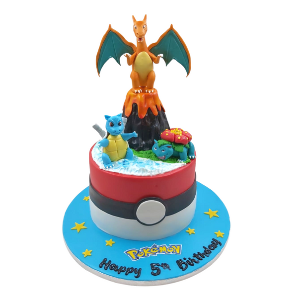 Charizard Pokemon Cake
