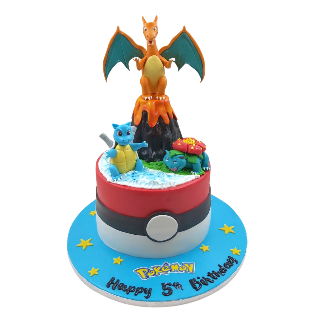 Pokemon Charizard Cake!! 🔥🔥🔥 #CustomCake #BirthdayCake #CakeArt #... |  TikTok