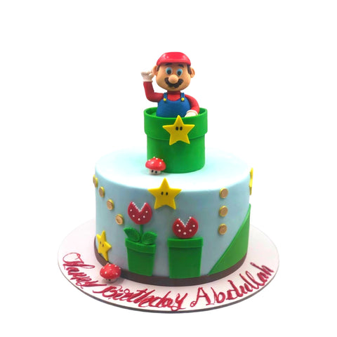 Mario Pipe Cake