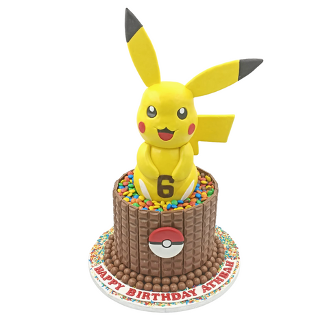 Pikachu Chocolate Cake