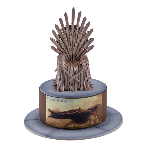 Game of Thrones Iron Throne Cake