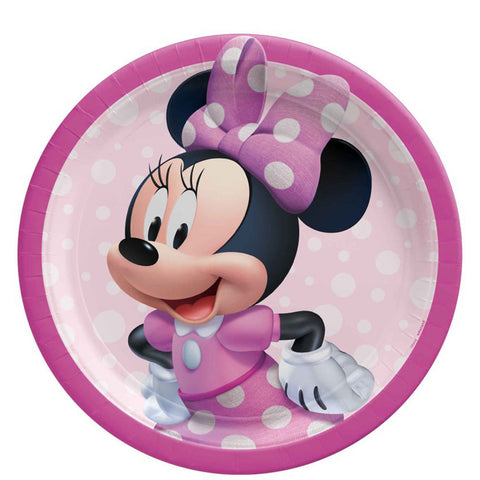 Minnie Mouse Forever Round Paper Plates