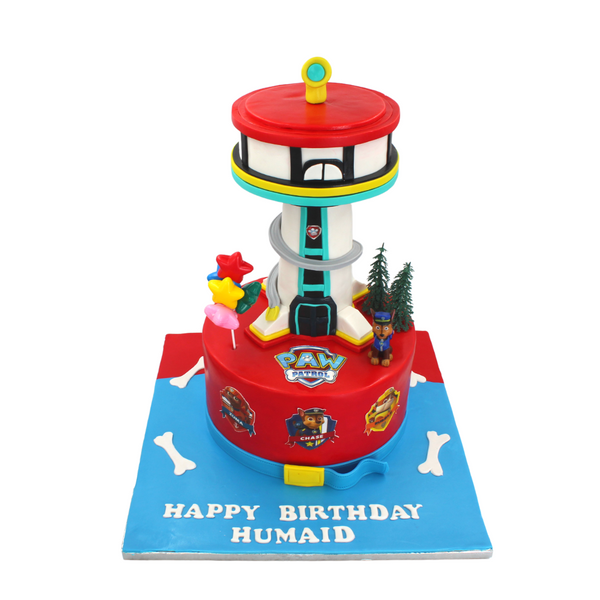 Paw Patrol Tower Cake