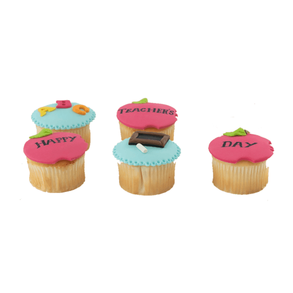 Teacher’s Day Apple Cupcakes