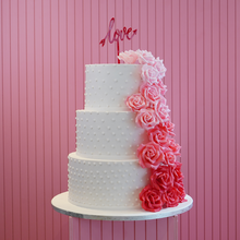 Pink Rose Ombre Cake